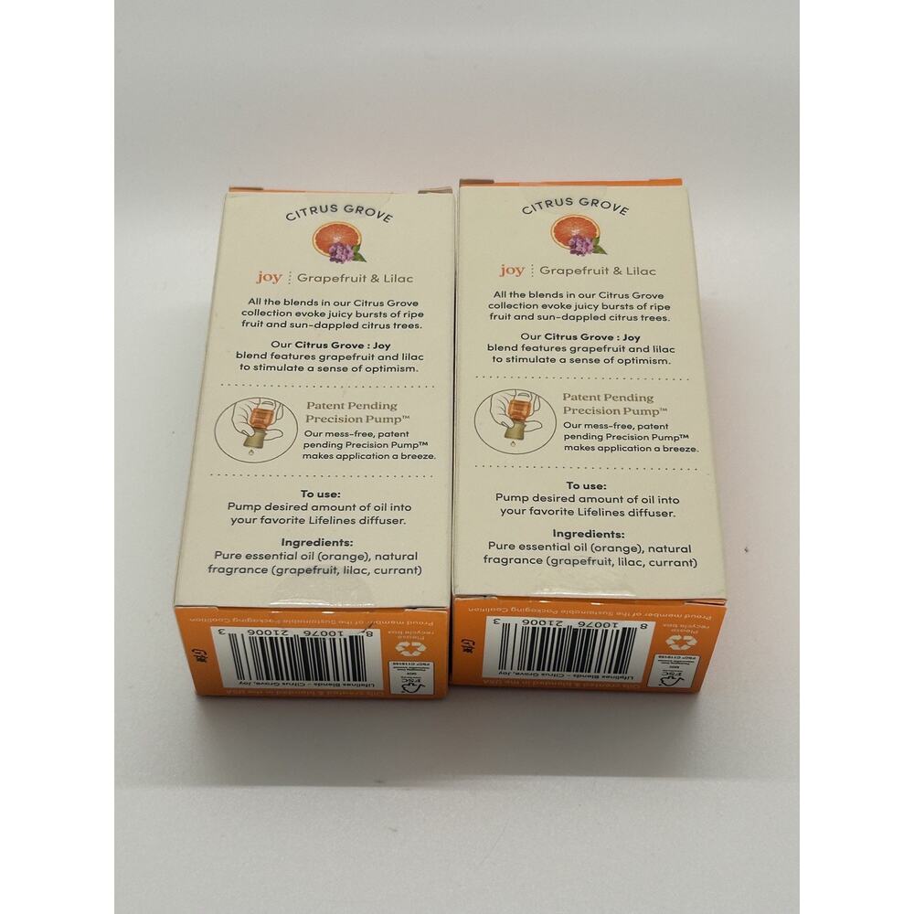 4 pack Lifelines Essential Oil Joy Blend Citrus Grove Spice Rush Crisp Mountain - Picture 2 of 5
